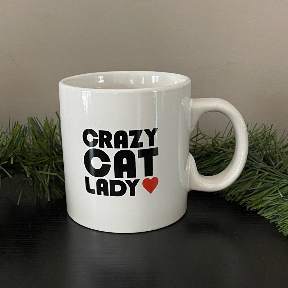 Signature cat coffee mug - Crazy Cat Lady
